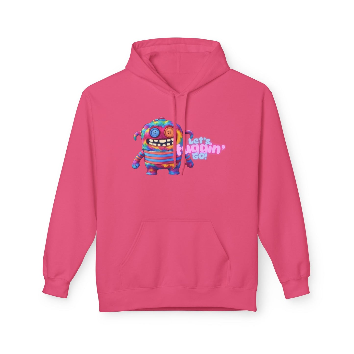 Let's Fuggin' Go!  Unisex Midweight Softstyle Fleece Hoodie