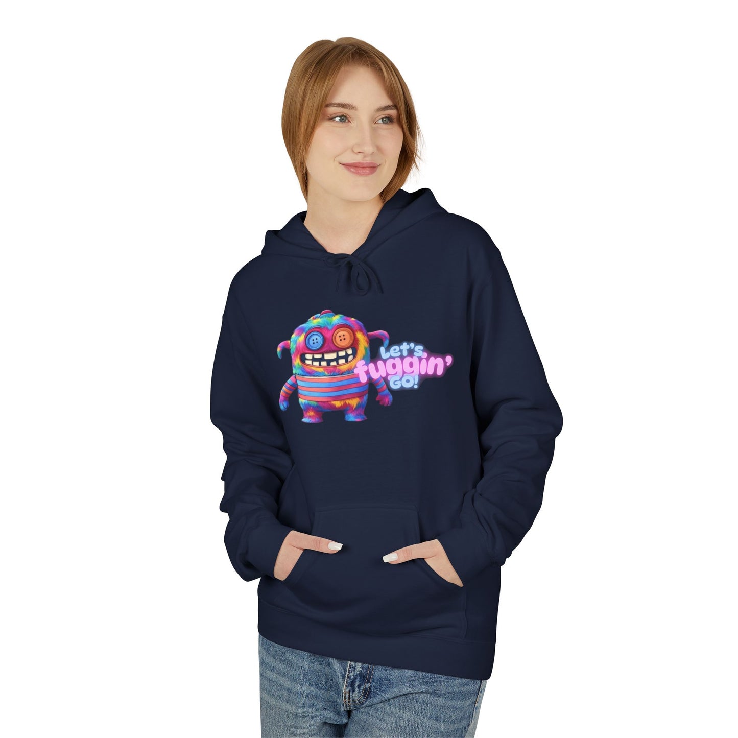 Let's Fuggin' Go!  Unisex Midweight Softstyle Fleece Hoodie