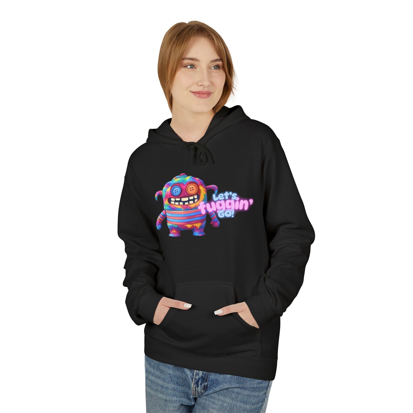 Let's Fuggin' Go!  Unisex Midweight Softstyle Fleece Hoodie