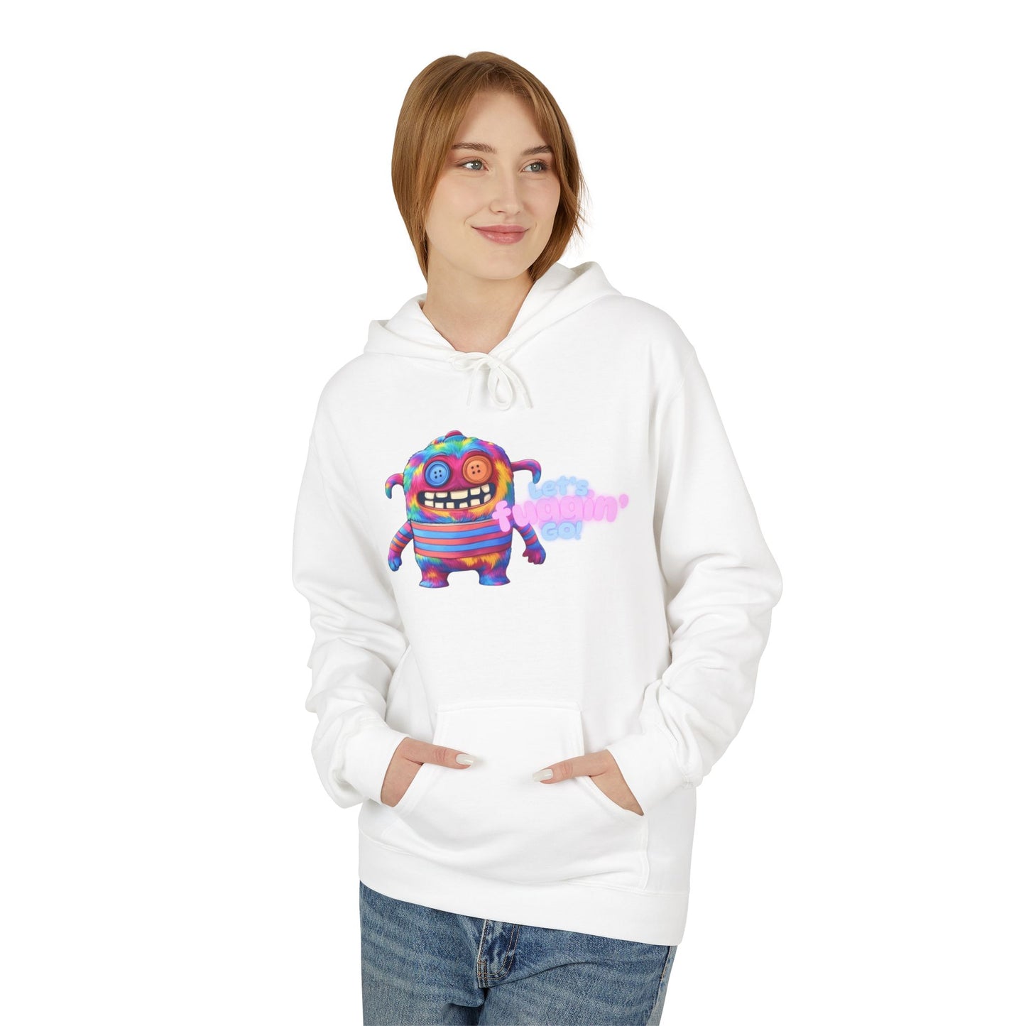 Let's Fuggin' Go!  Unisex Midweight Softstyle Fleece Hoodie