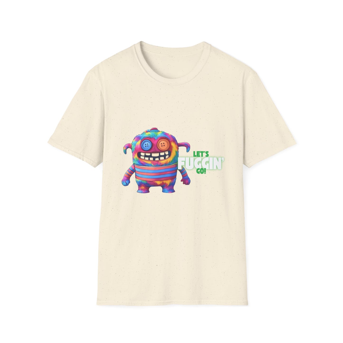 Let's Fuggin Go - Green Text - Unisex Softstyle T-Shirt