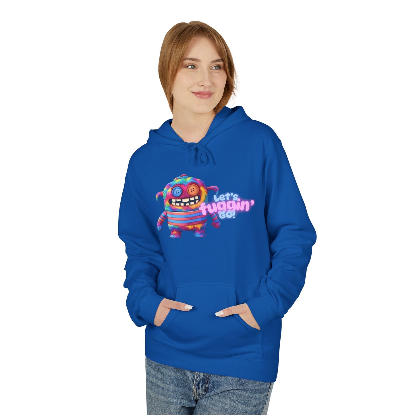 Let's Fuggin' Go!  Unisex Midweight Softstyle Fleece Hoodie