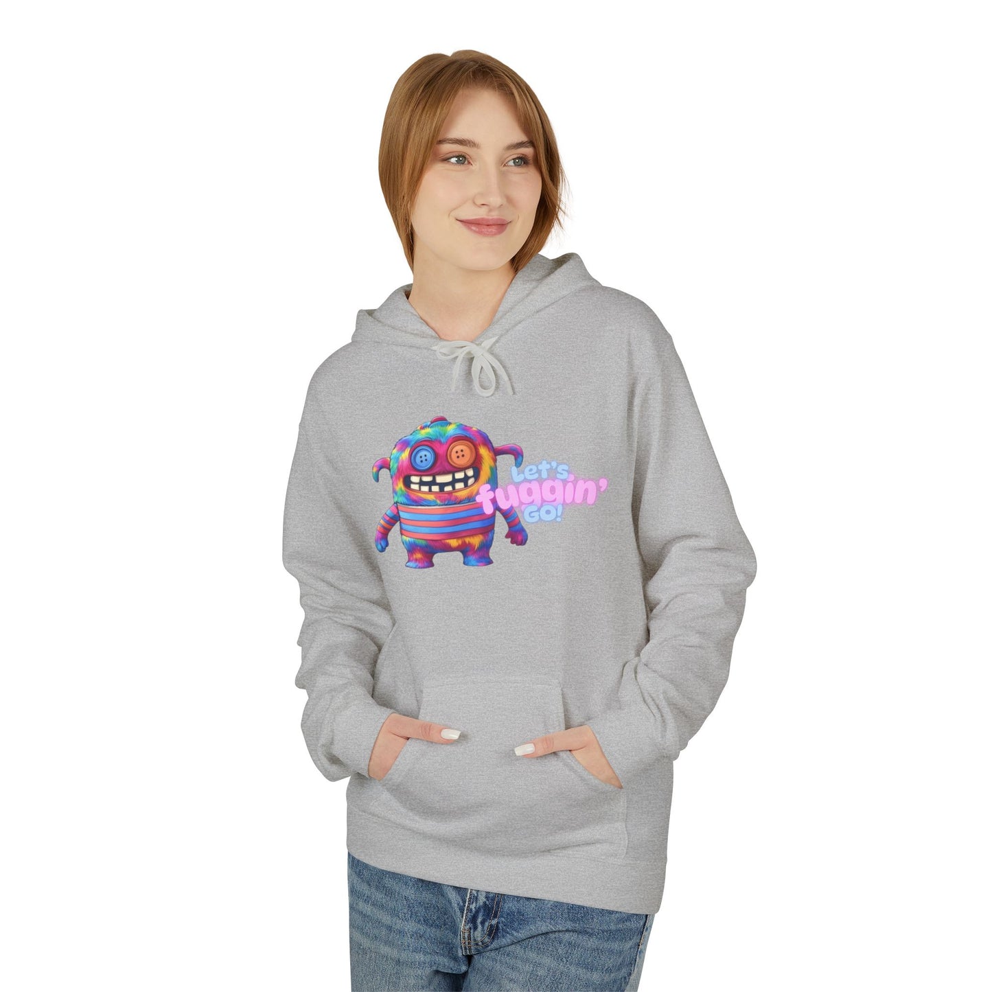 Let's Fuggin' Go!  Unisex Midweight Softstyle Fleece Hoodie