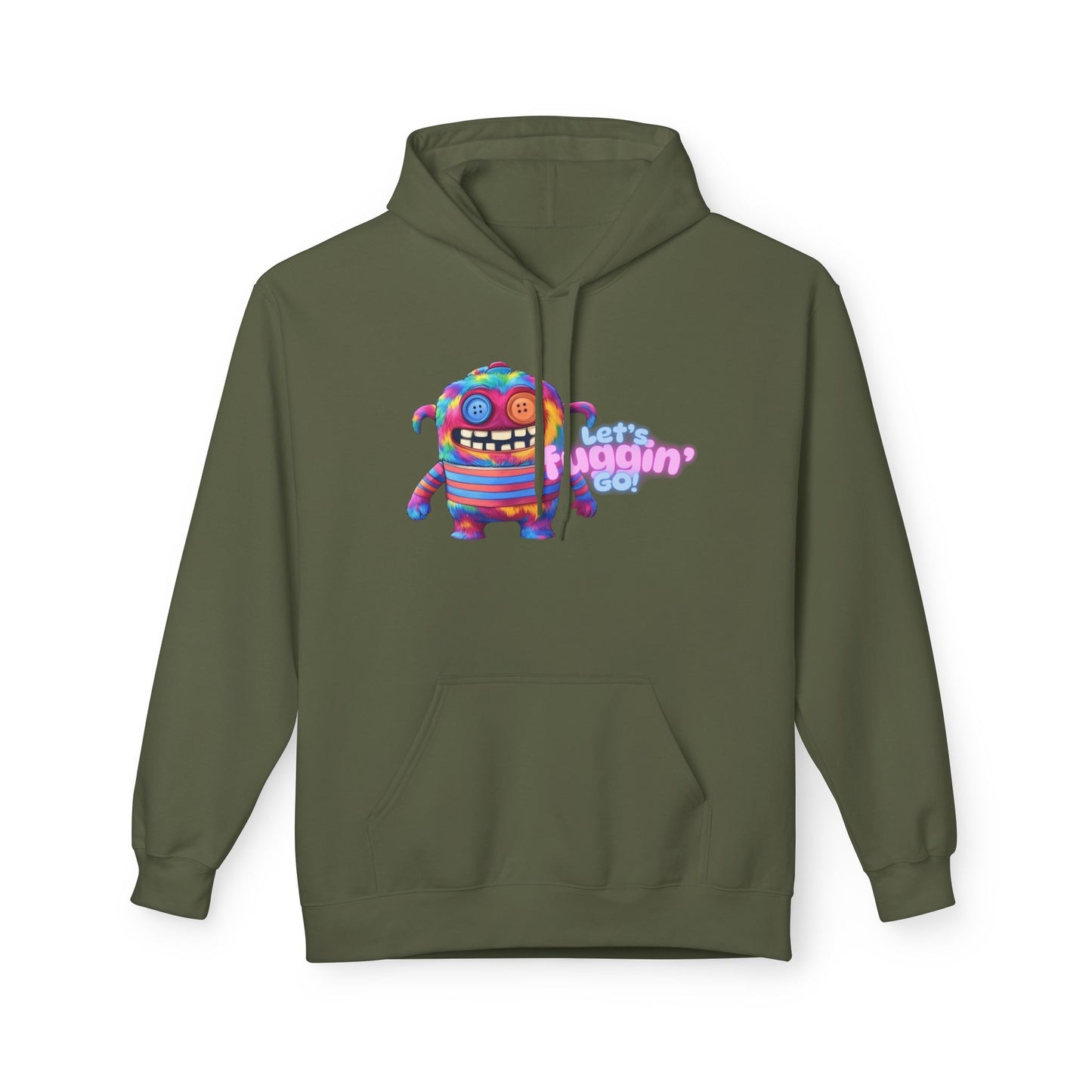 Let's Fuggin' Go!  Unisex Midweight Softstyle Fleece Hoodie